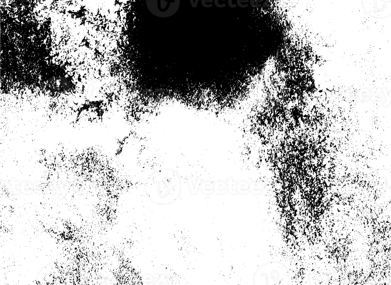 Rustic grunge texture with grain and stains. Abstract noise background. Graphic illustration with transparent background. png