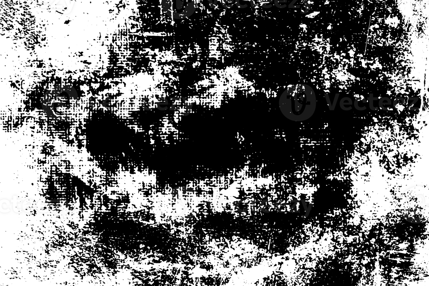 Rustic grunge texture with grain and stains. Abstract noise background. Graphic illustration with transparent background. png