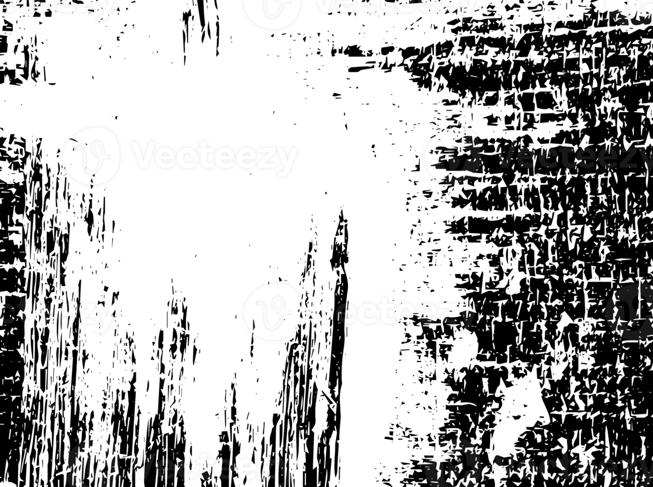 Rustic grunge texture with grain and stains. Abstract noise background. Graphic illustration with transparent background. png