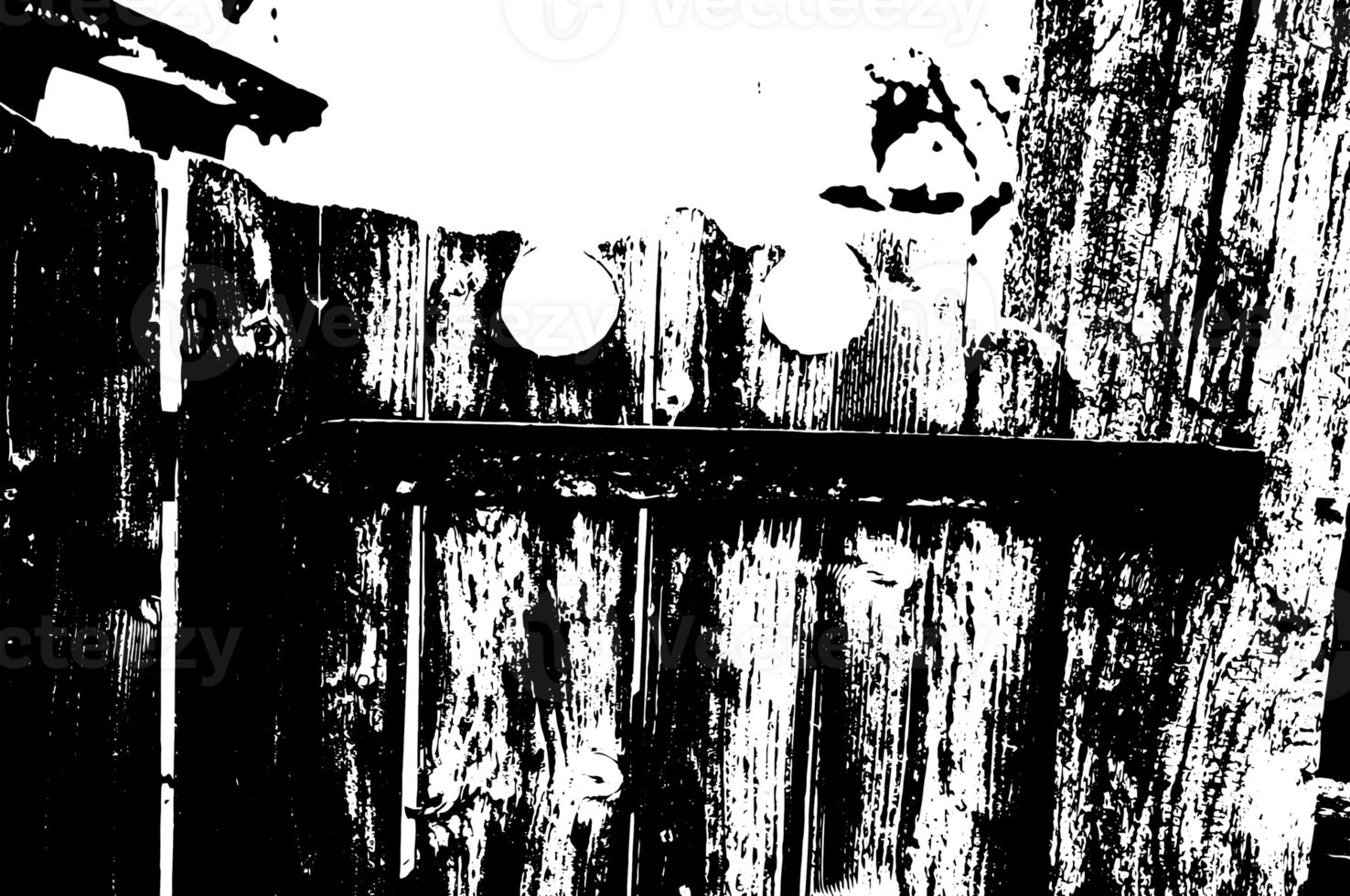 Rustic grunge texture with grain and stains. Abstract noise background. Graphic illustration with transparent background. png