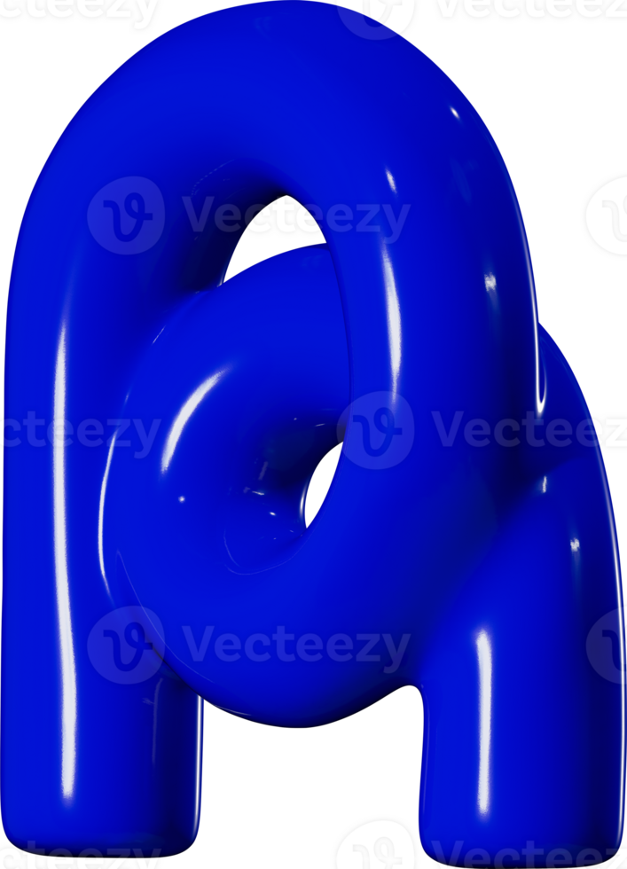 Abstract 3D Element R Shape png