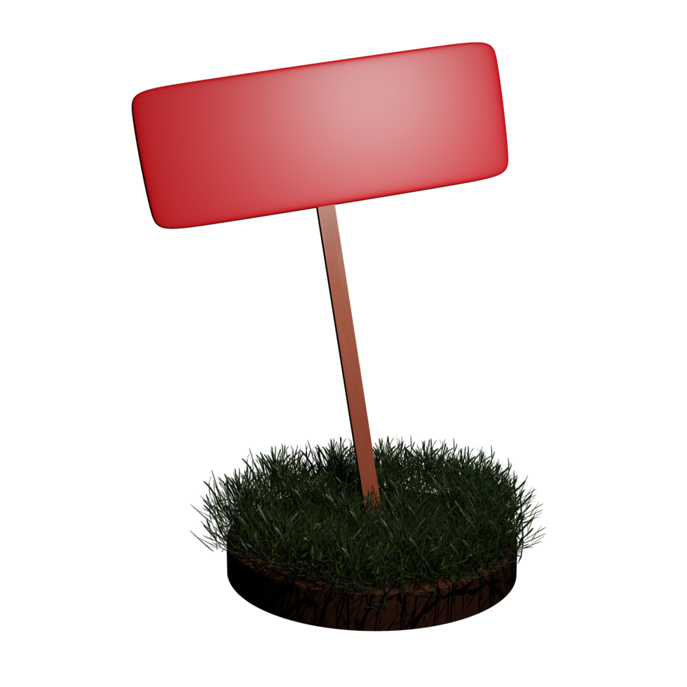 Red Color Sign Board png