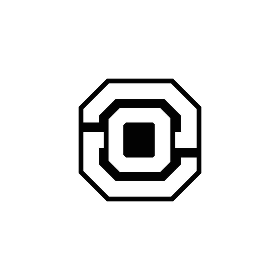 ZO, OZ, Z AND O Abstract initial monogram letter alphabet logo design vector