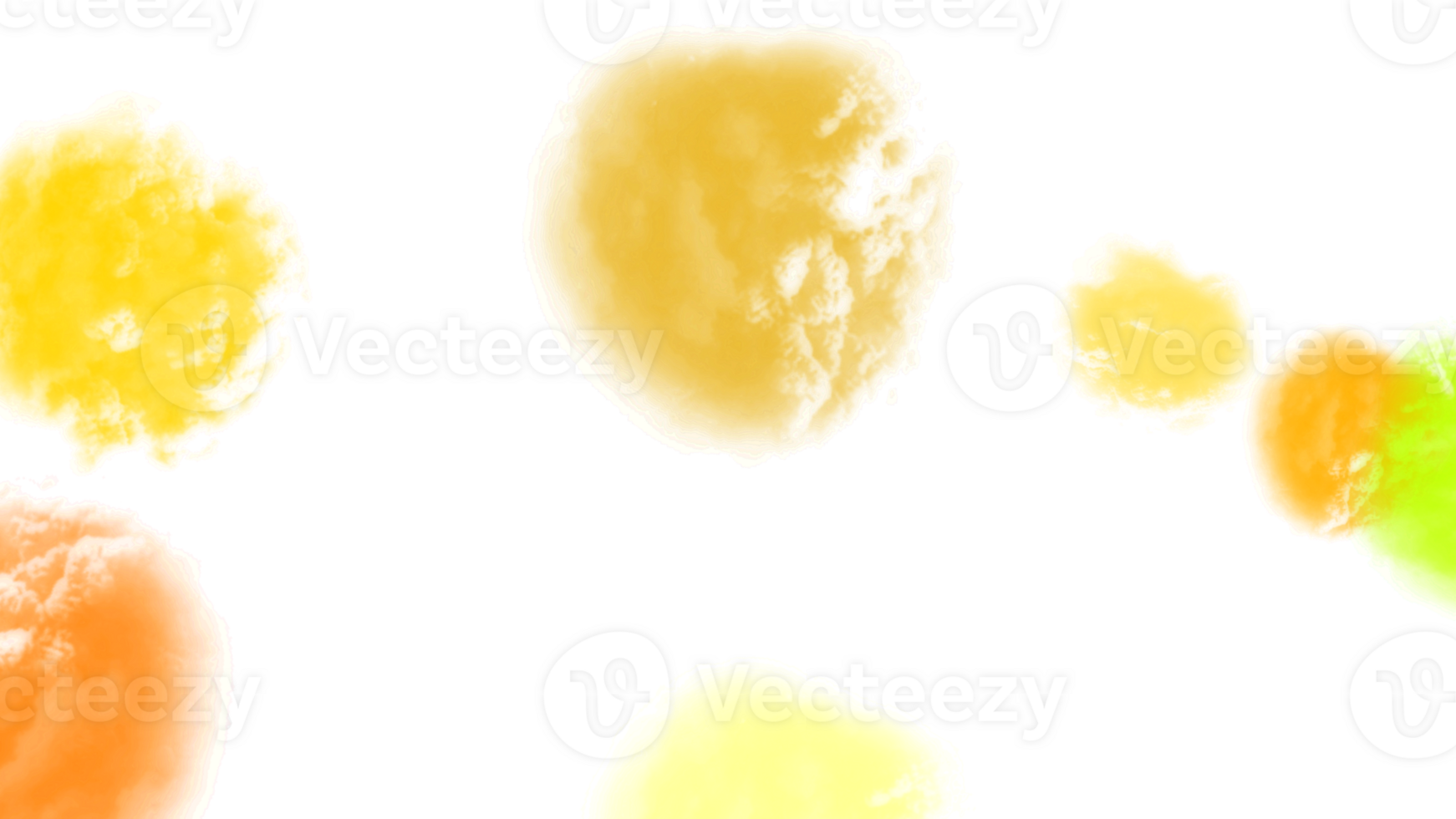 coloré peindre éclaboussures sur transparent Contexte png