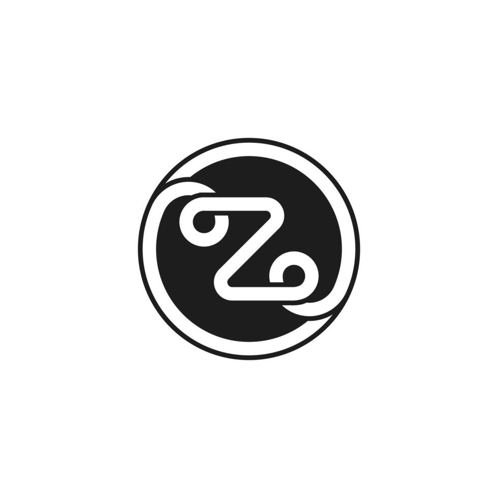 ZO, OZ, Z AND O Abstract initial monogram letter alphabet logo design vector