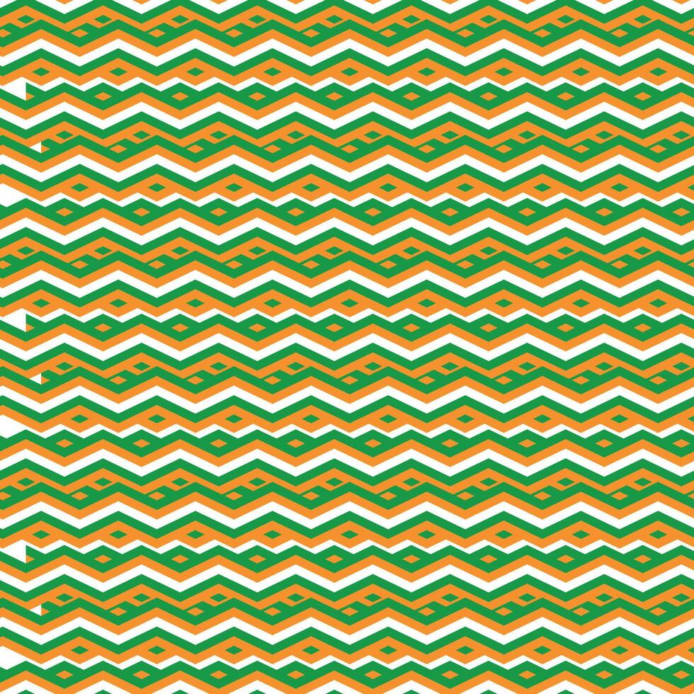 Irish Pixel Plaid Seamless Pattern Design vector