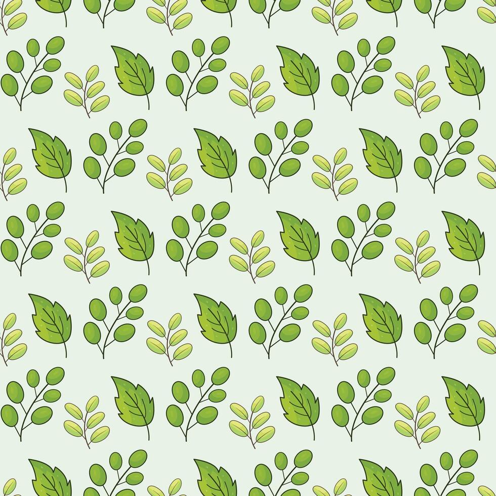 Garden of Nature Seamless Pattern Design vector