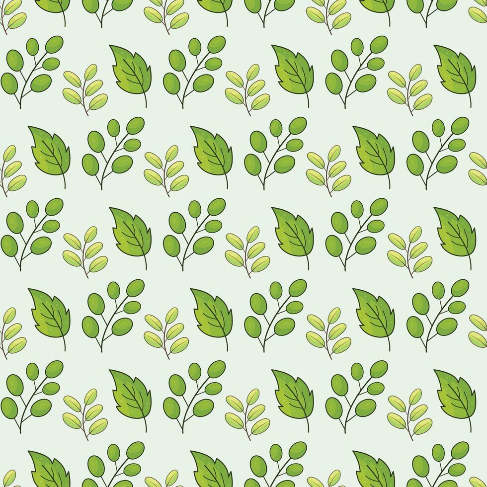 Garden of Nature Seamless Pattern Design vector