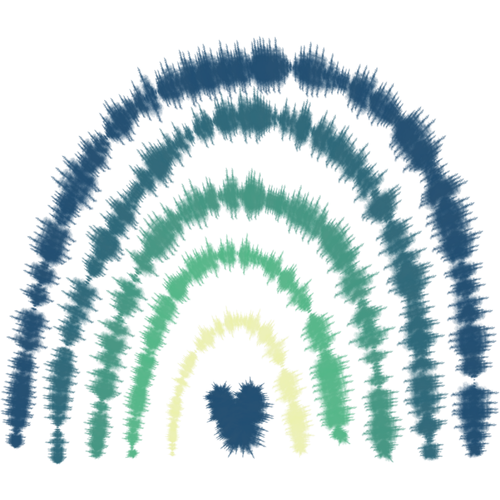 Pastel boho rainbows. Scandinavian print for baby shower, nursery, playroom, birthday, children's party and other. png