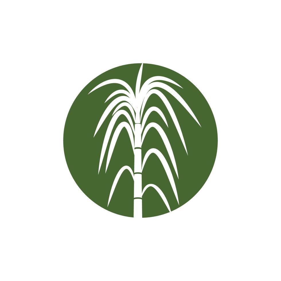 Sugarcane logo template symbol design vector