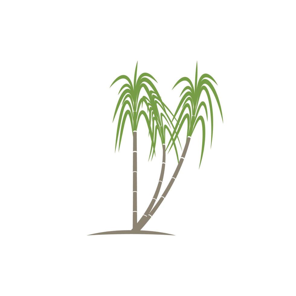Sugarcane logo template symbol design vector