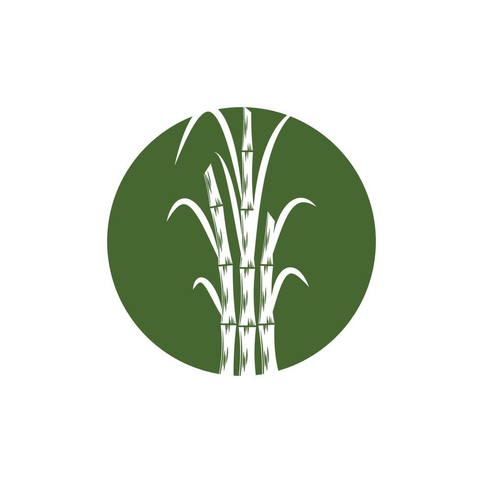 Sugarcane logo template symbol design vector