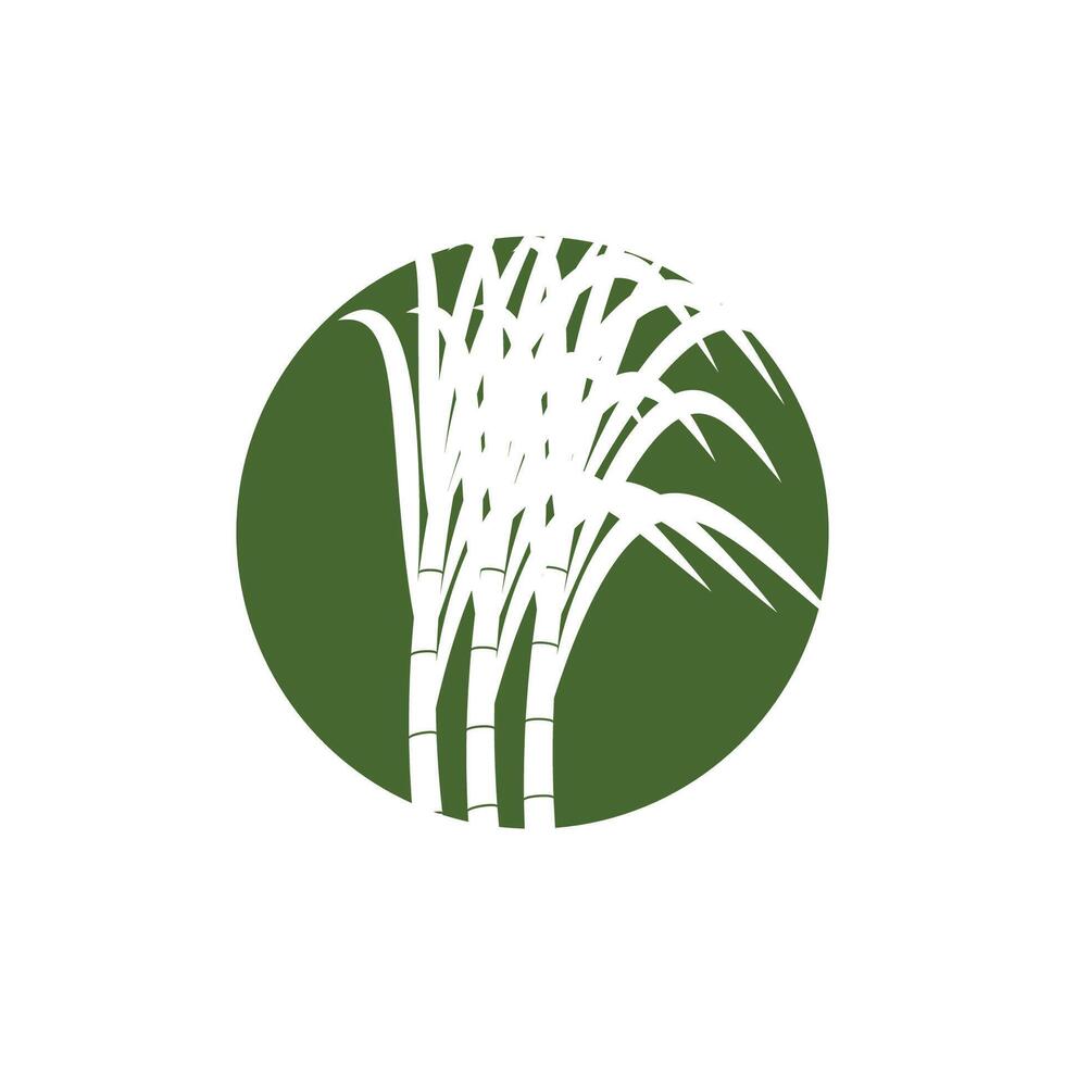 Sugarcane logo template symbol design vector