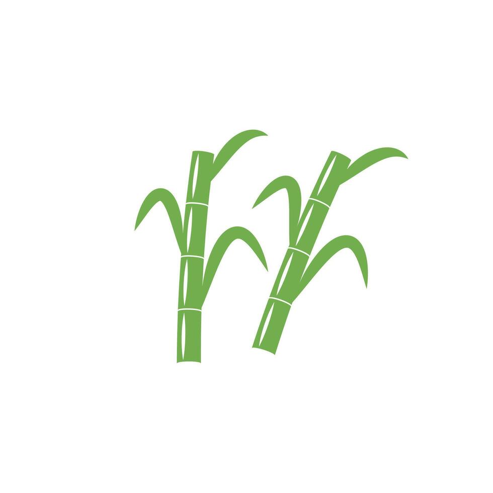 Sugarcane logo template symbol design vector
