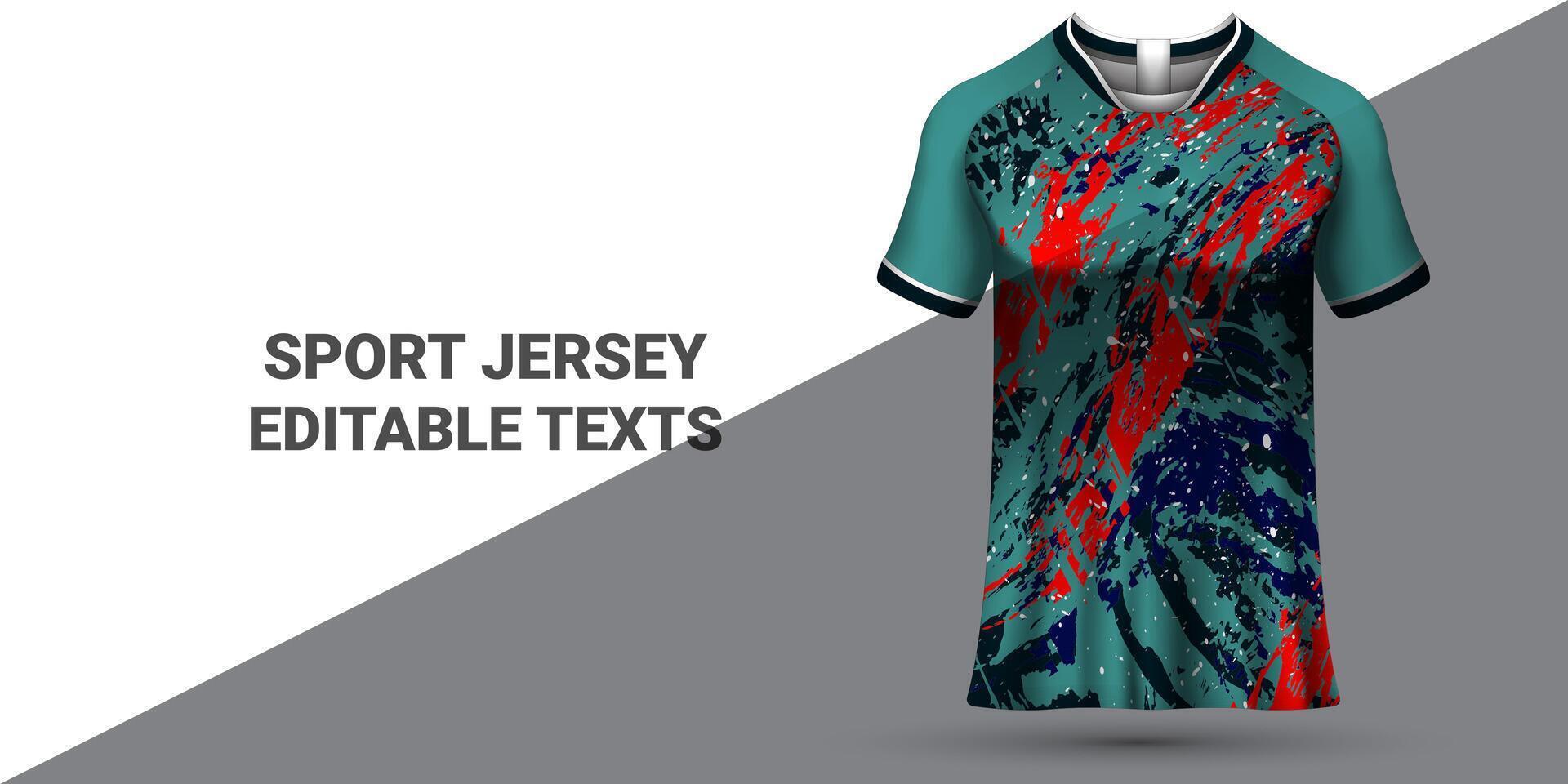 Sports jersey template sports t-shirt design Sports jersey design uniform concept vector