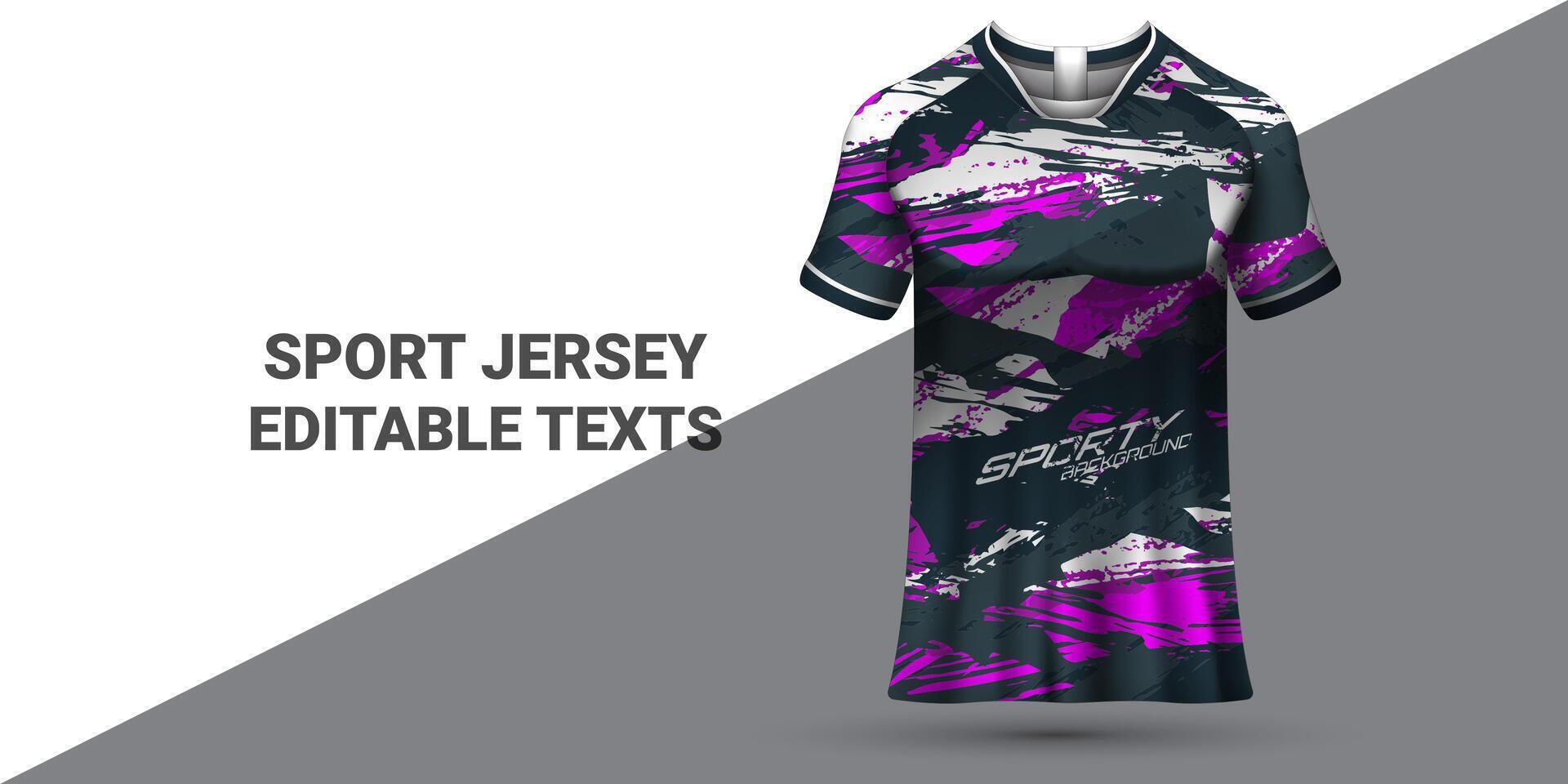 Sports jersey template sports t-shirt design Sports jersey design uniform concept vector