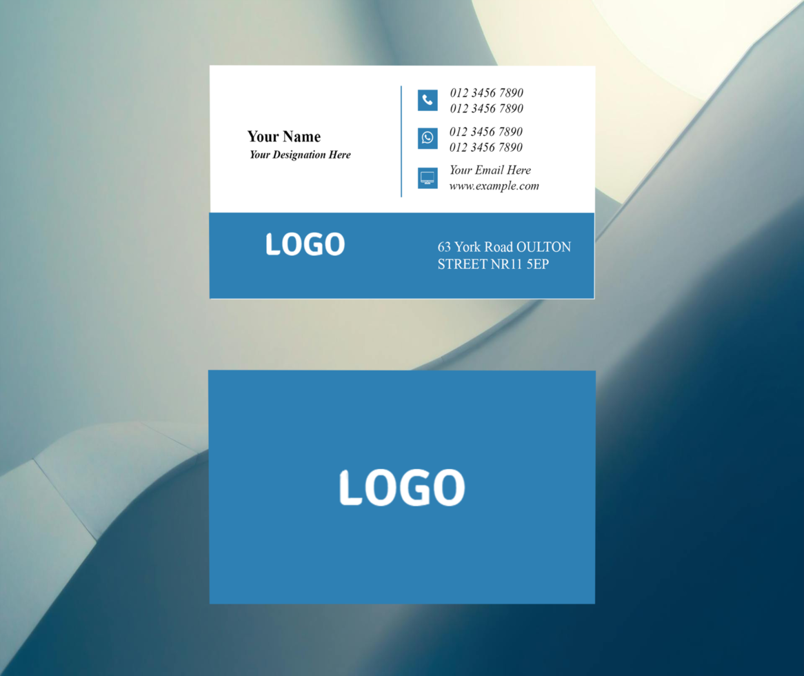 professional business card template fully editable psd