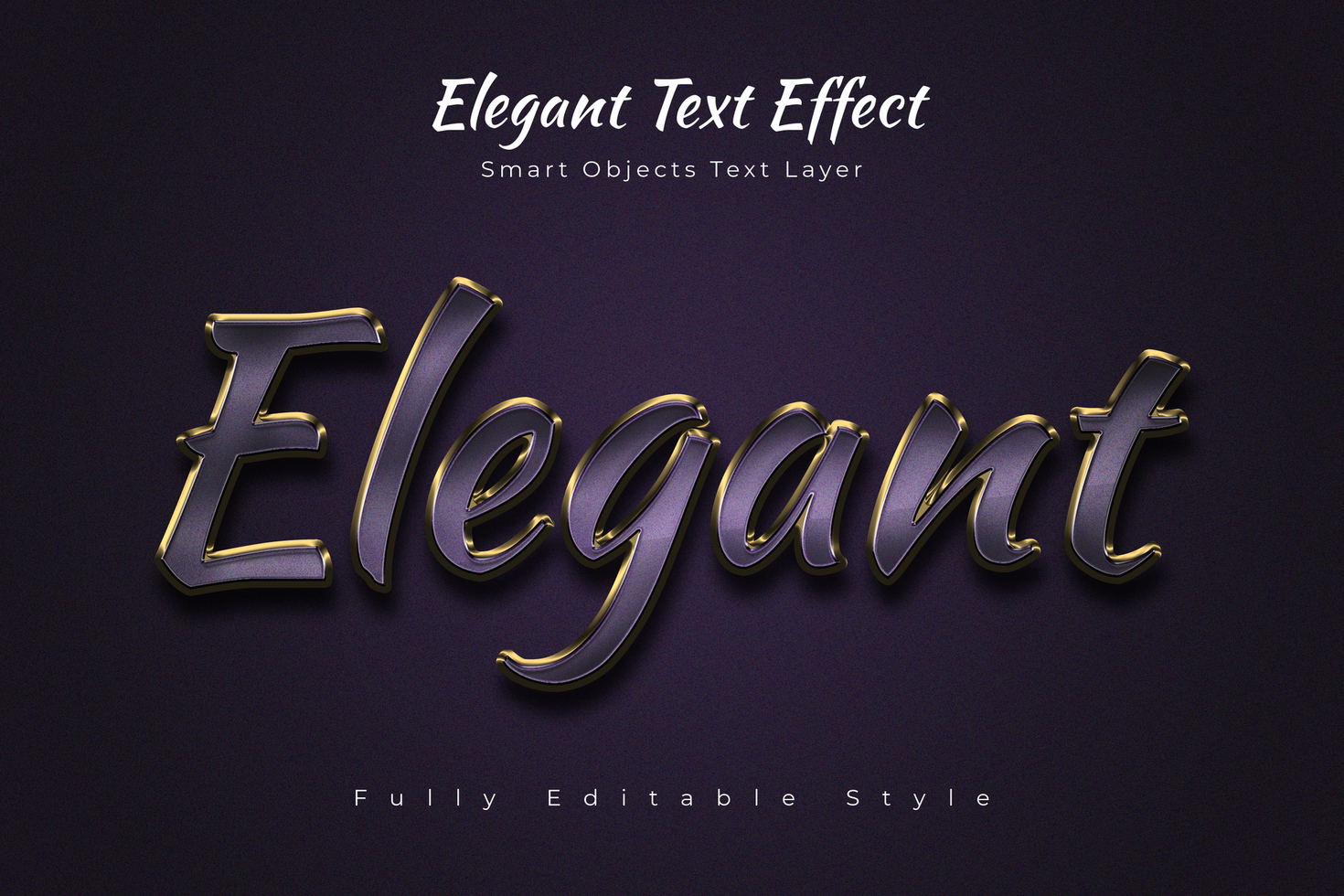 Elegant Text Style Effect Mockup Template psd