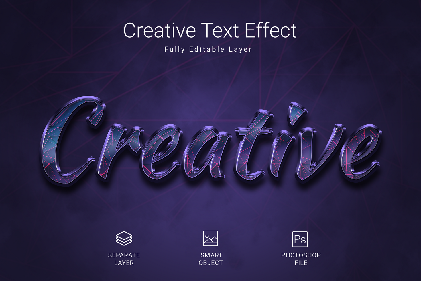 Creative Text Style Effect Mockup Template psd