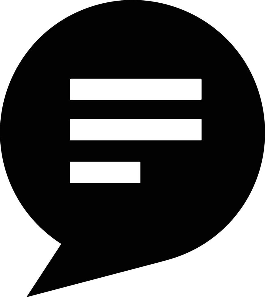 Comment icon symbol image for element design chat and communication vector