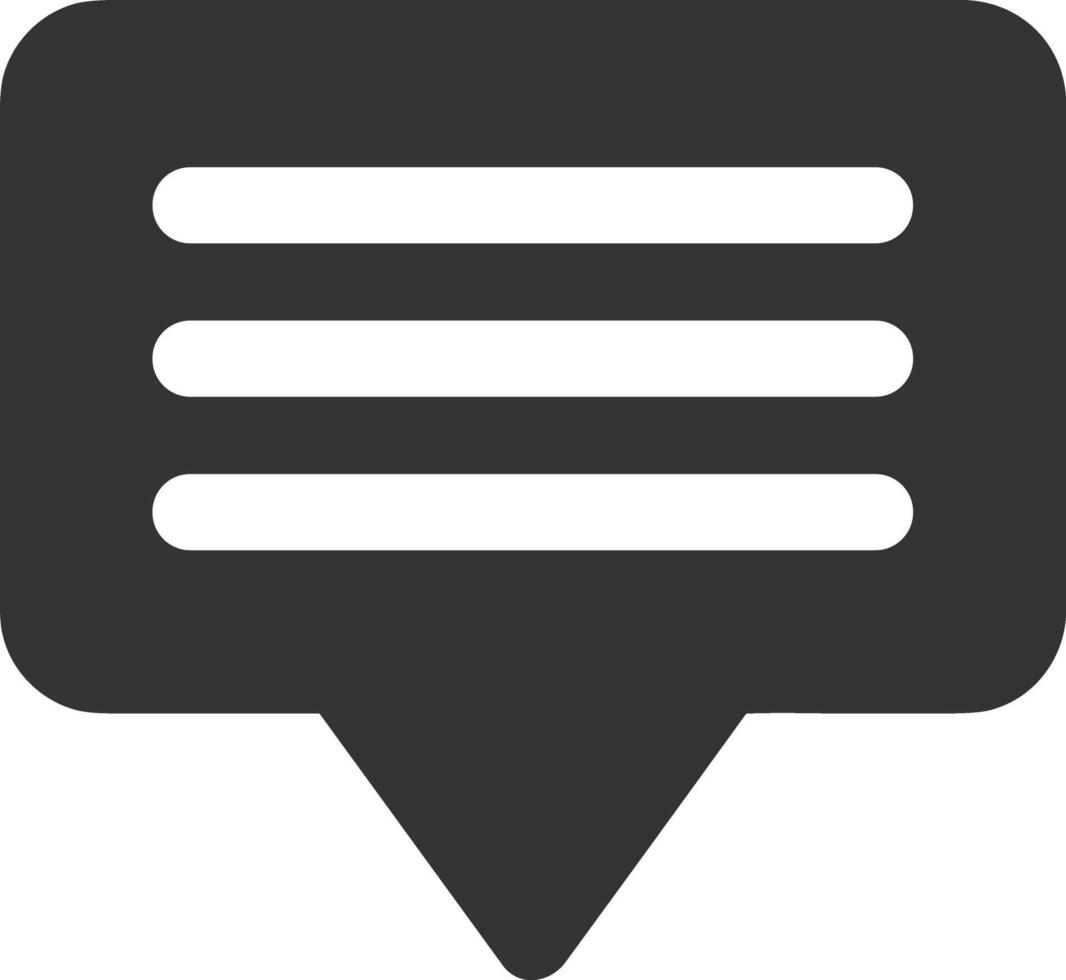 Comment icon image for element design of chat and communication symbol vector