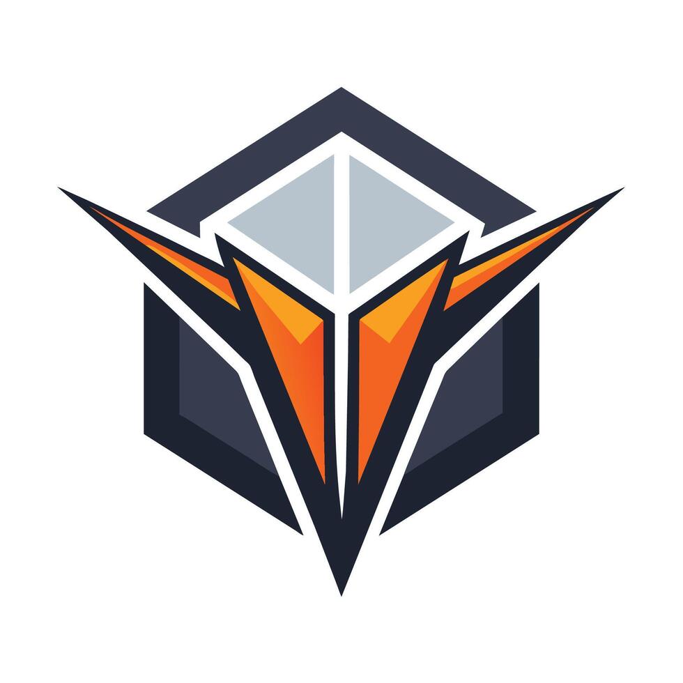 A modern, stylized logo for a prominent company, showcasing a sleek and cutting-edge design, A minimalist logo capturing the essence of cutting-edge technology vector