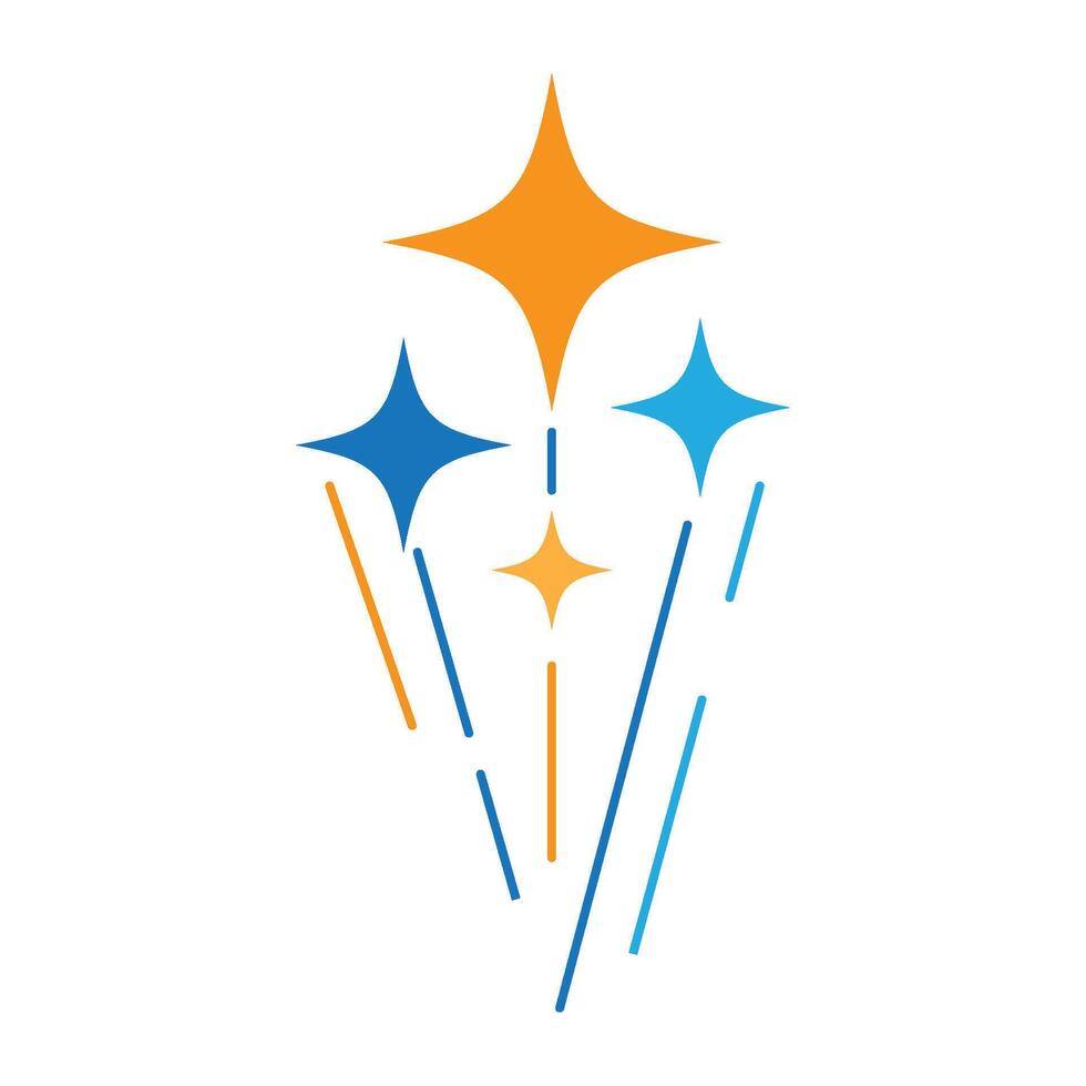 Star Logo Template icon illustration design vector