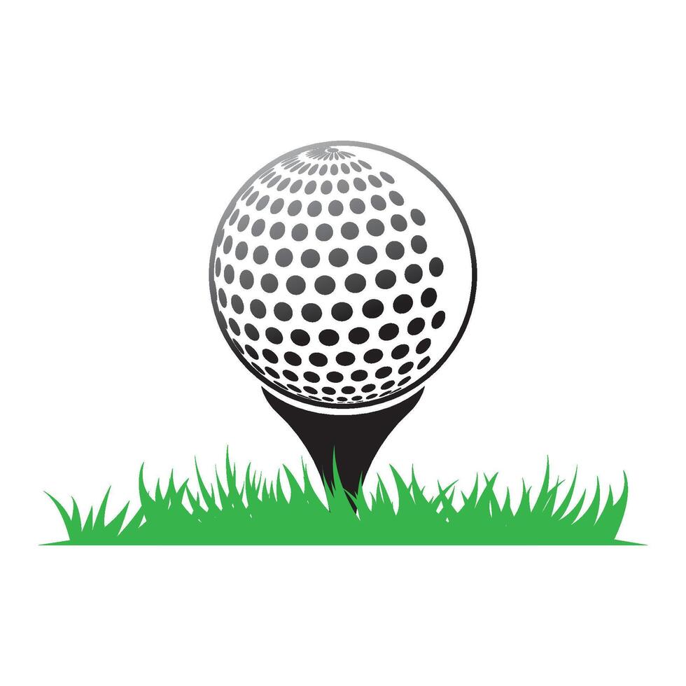 golf logo modelo ilustración icono diseño vector