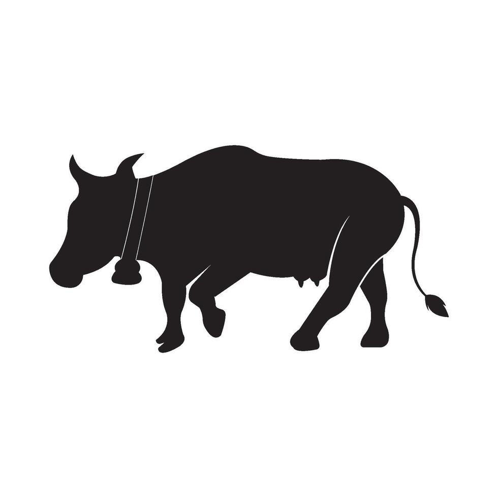 Cow Logo Template icon illustration design vector