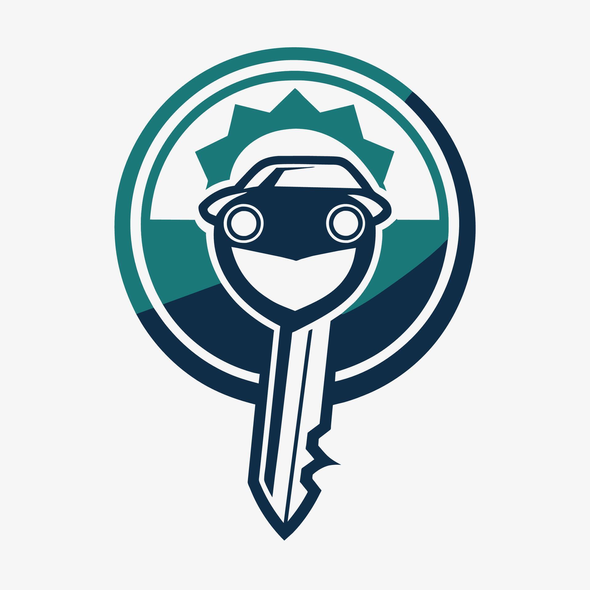 Logo featuring a symbol of a computer repair companys services, An