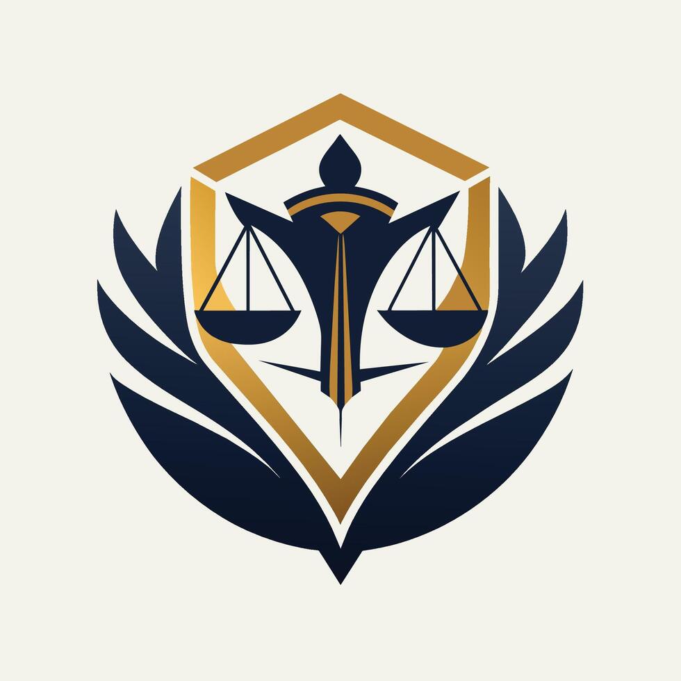 Logo design featuring sleek and sophisticated elements for a law firm, conveying professionalism and expertise, Create a sleek and sophisticated logo for a legal consulting service vector