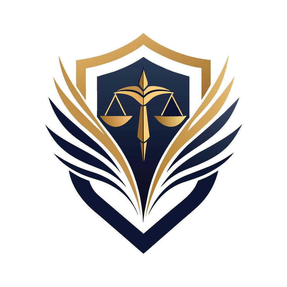 A sleek and sophisticated logo design for a law firm, featuring clean lines and professional typography, Create a sleek and sophisticated logo for a legal consulting service vector