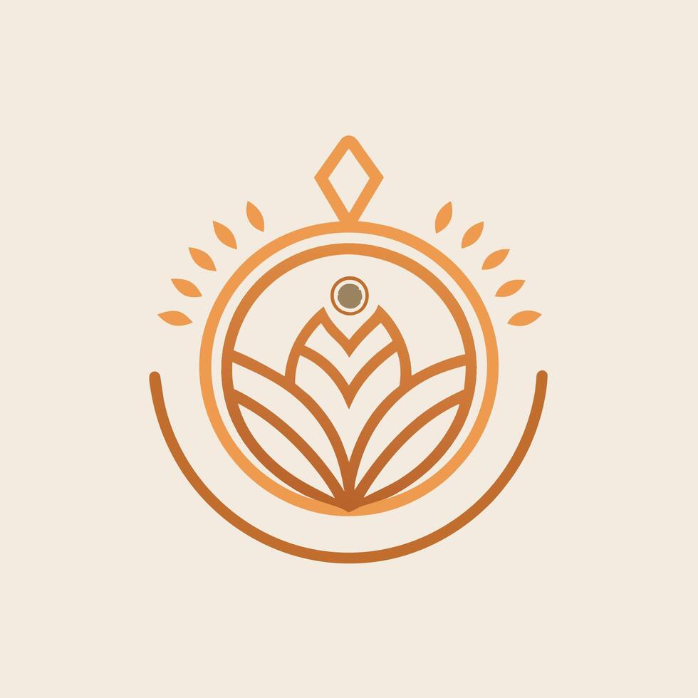 un logo diseño presentando elegante flores para un de moda en línea flor comercio, crear un limpiar y moderno logo para un en línea ropa Tienda vector