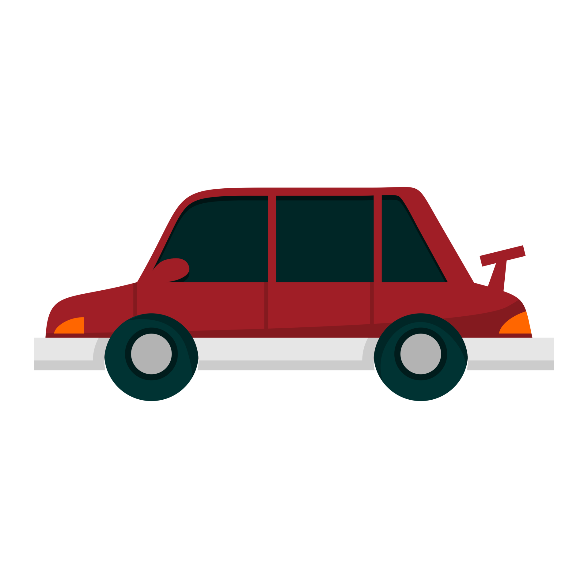 cartoon red car in transparent background 43212199 PNG