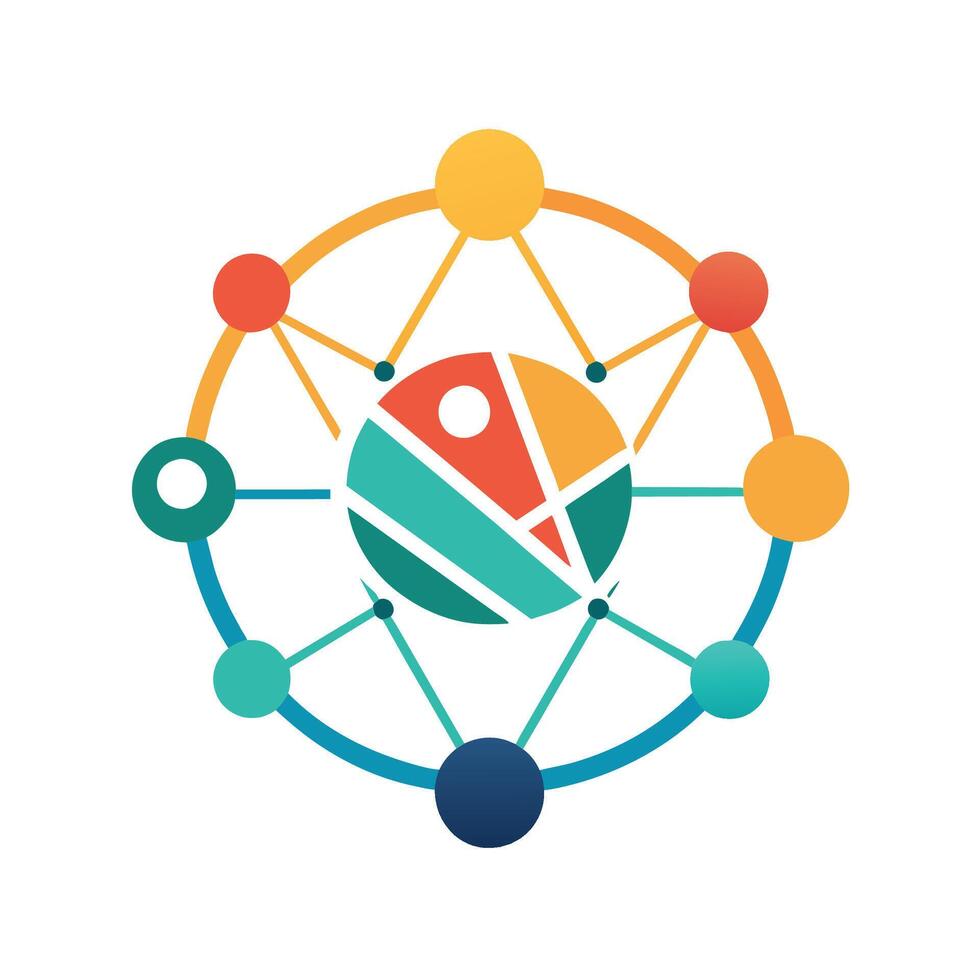 A minimalist logo featuring a rocket, symbolizing innovation and progress, A minimalist logo that embodies connectivity and communication vector