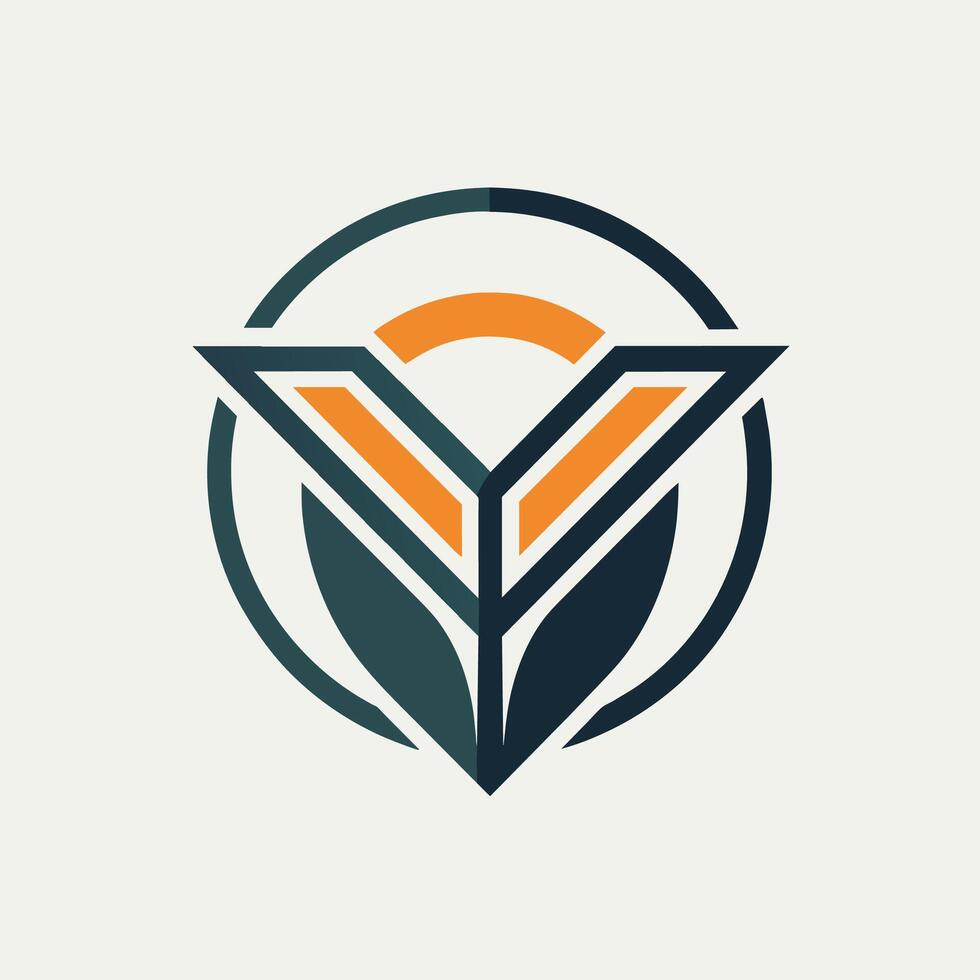 A minimalist logo with a subtle graphic, representing a company that sells organic products, A logo with a minimalist font and a subtle graphic element vector