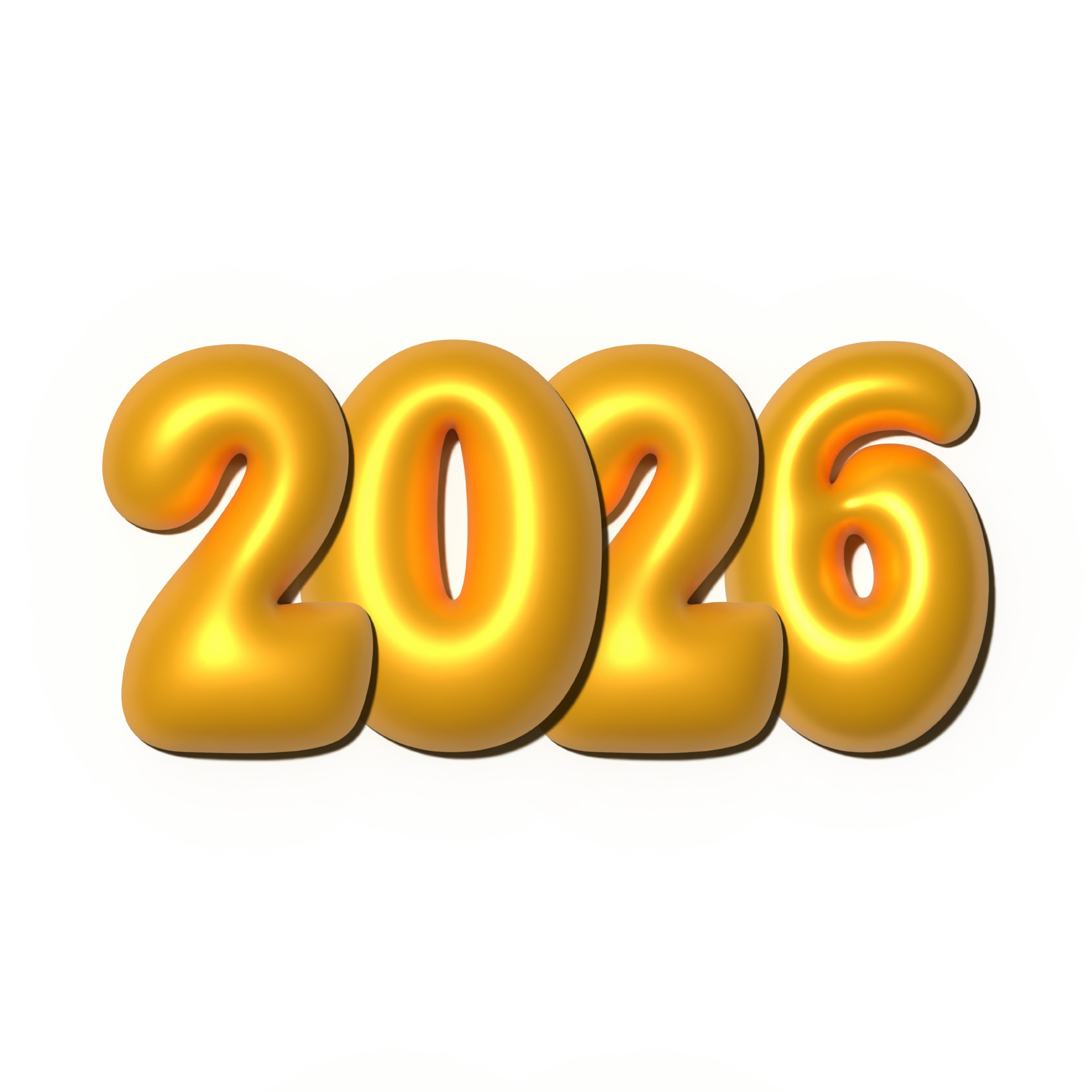 Happy new year 2026 43212429 PNG