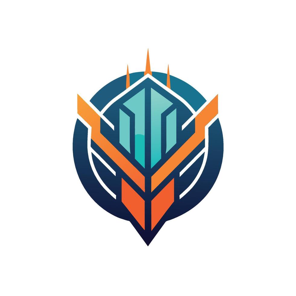 A sleek and modern logo design for a gaming company, featuring a futuristic and stylish graphic, A subtle and stylish graphic representing the future of technology vector