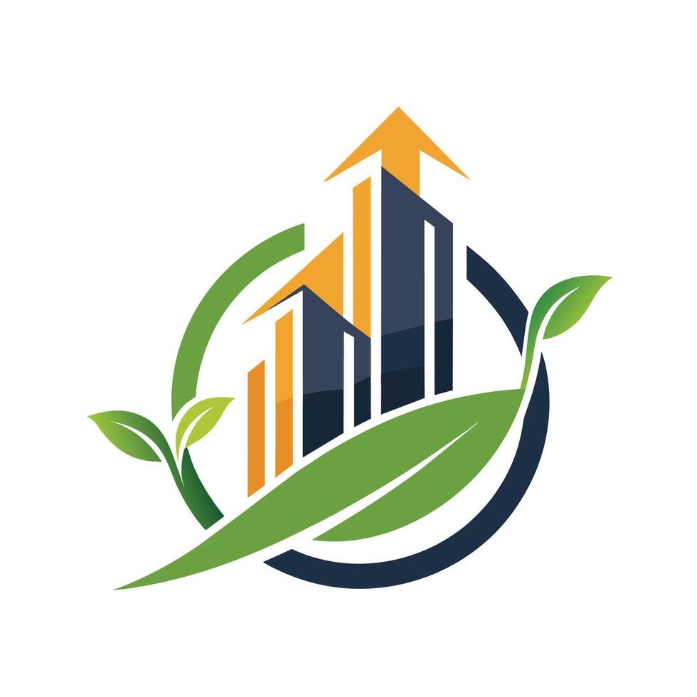 A green leaf positioned next to a house logo, symbolizing environmental consciousness in property design, Craft a simple yet impactful design for a book publishing firm vector