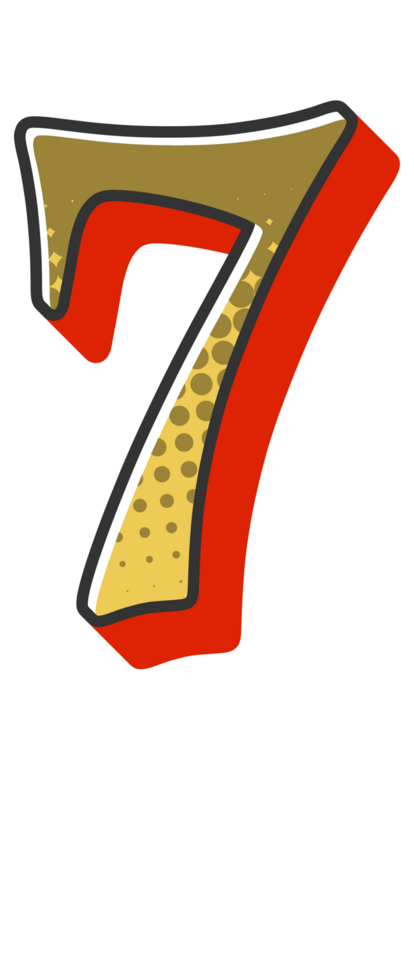 Comic Halftone Alphabet Letter and Number png