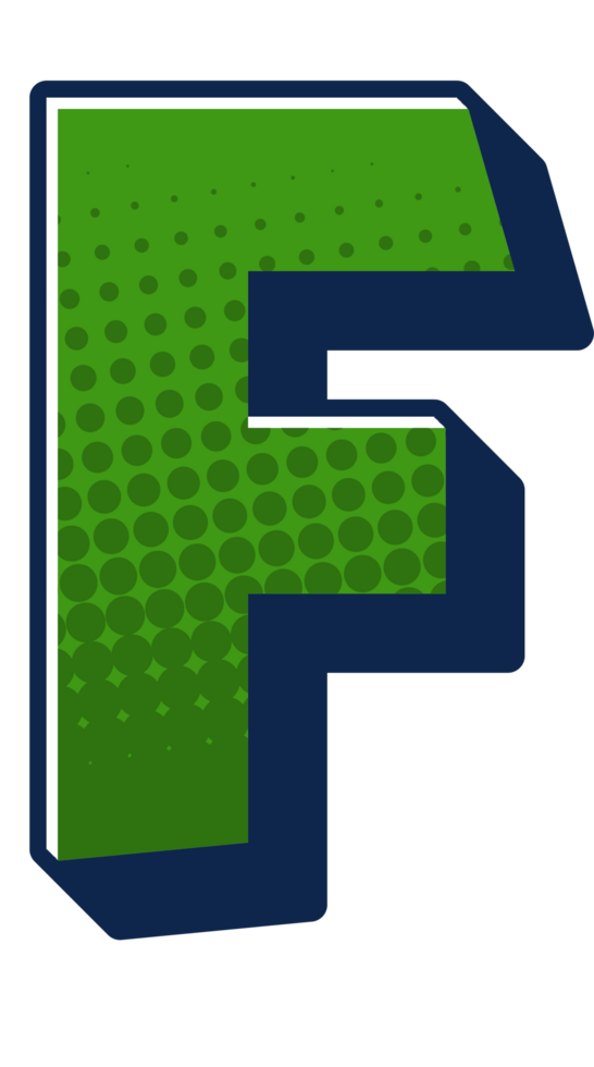 Comic Halftone Alphabet Letter and Number png