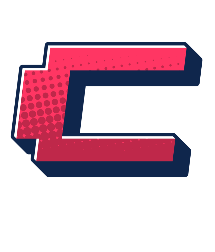 Comic Halftone Alphabet Letter and Number png