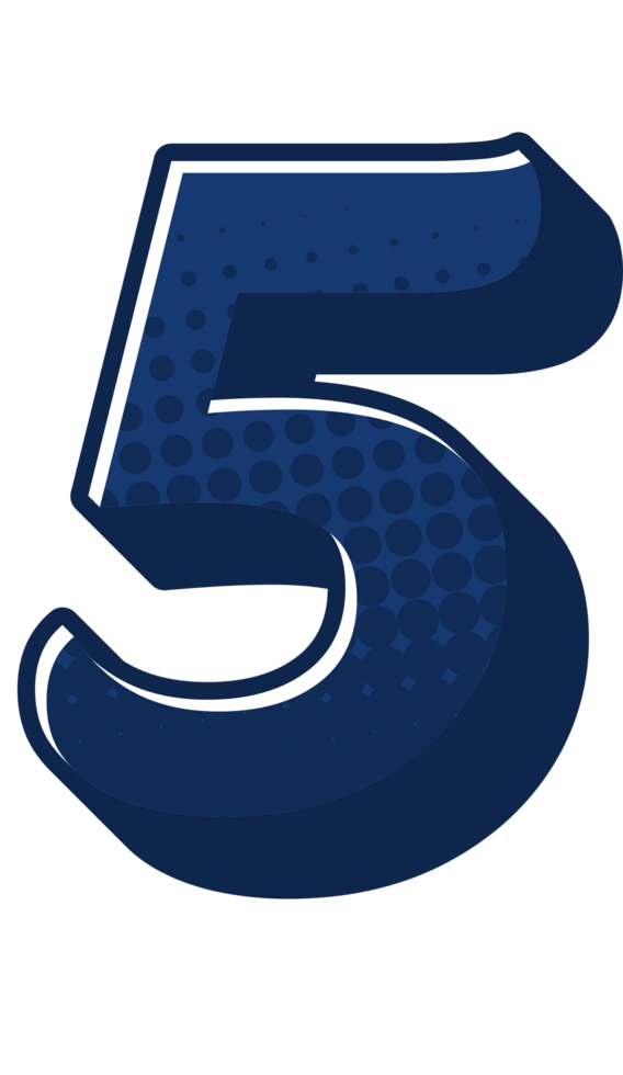 Comic Halftone Alphabet Letter and Number png