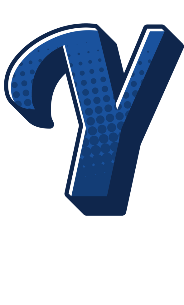 Comic Halftone Alphabet Letter and Number png