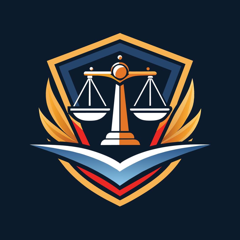 pulcro logo para ley firme, diseño un pulcro icono para un virtual sala de justicia plataforma, minimalista sencillo moderno logo diseño vector