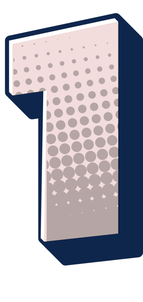 Comic Halftone Alphabet Letter and Number png