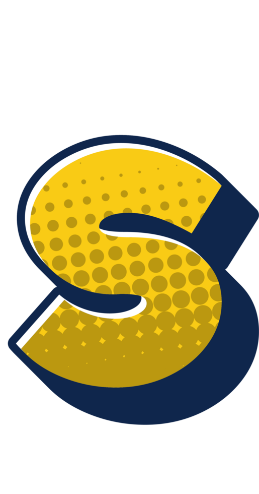 Comic Halftone Alphabet Letter and Number png