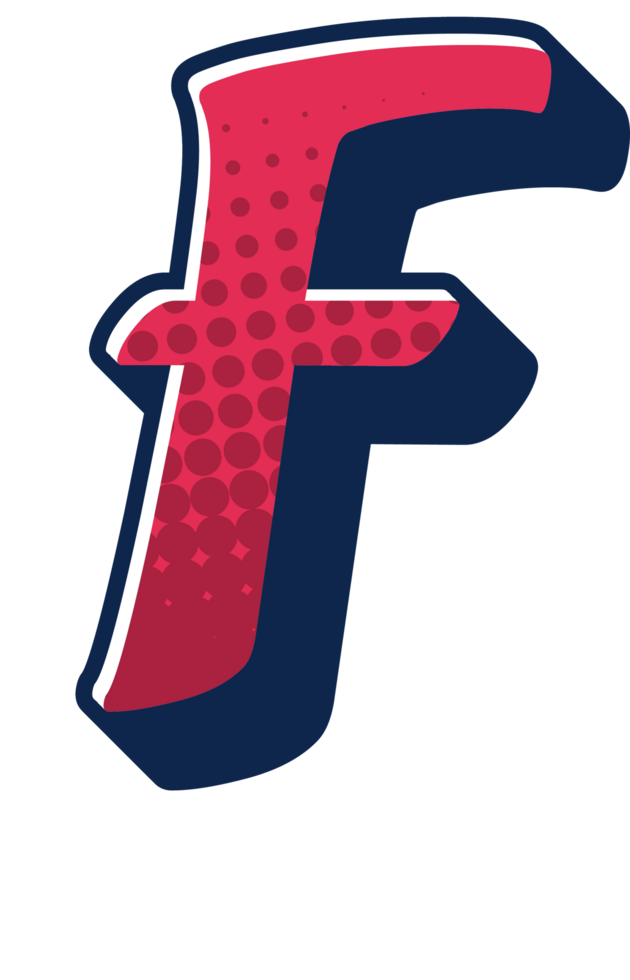 Comic Halftone Alphabet Letter and Number png