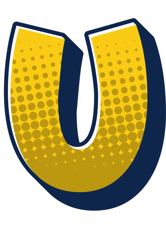 Comic Halftone Alphabet Letter and Number png