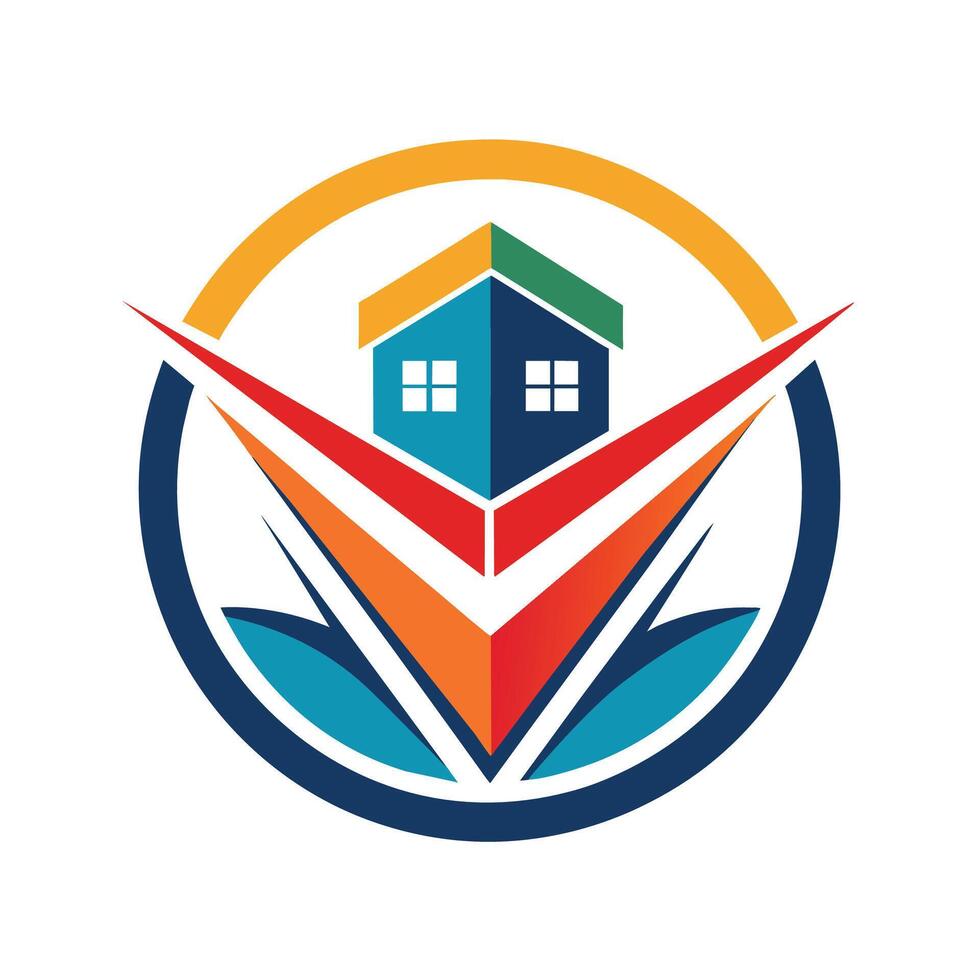A minimalist logo for a real estate company featuring professional design elements, Logo for a vocational training center, minimalist simple modern logo design vector
